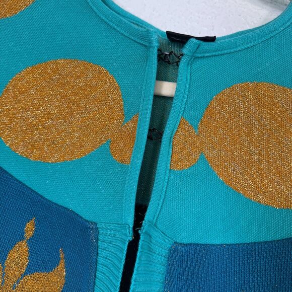 Elhoffer Design Cape Sweater Womens Russian Princess Knit Cardigan Costume Anya - Picture 9 of 12